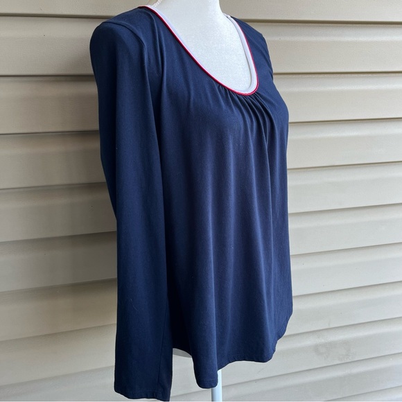 •Nautica• Scooped Neckline Pullover Knit Top - Size Large - Picture 7 of 8